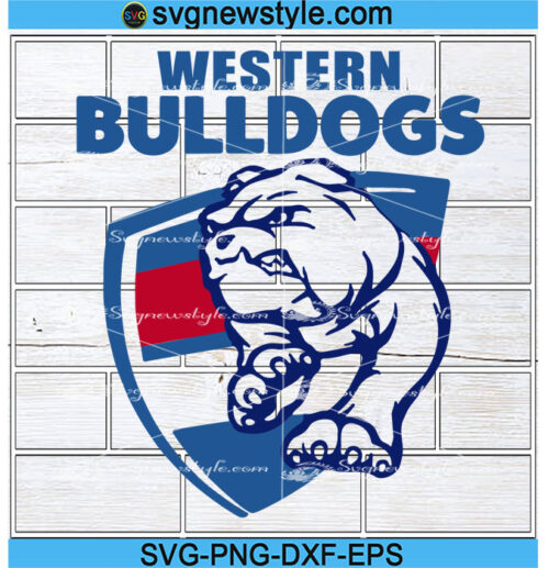 Western Bulldogs AFL Logo Svg