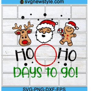 Santa Ho Ho Laughing Svg