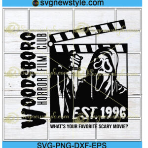 Woodsboro Horror Film Club Svg Designs