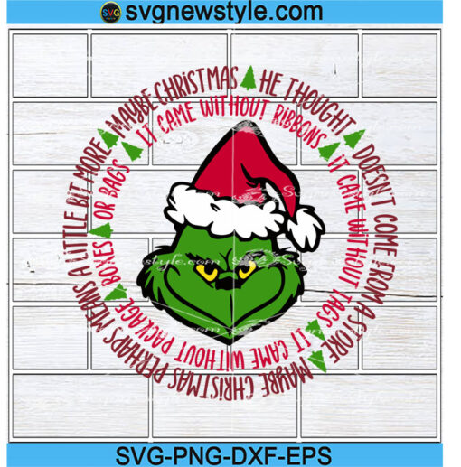 Perhaps Christmas Means a Little Bit More svg