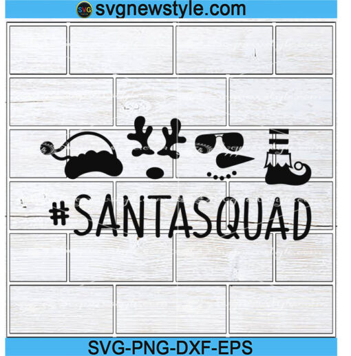 Santa Squad Svg