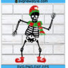 Christmas Skeleton Elf Svg