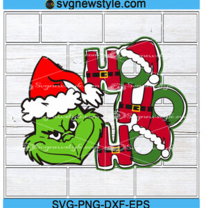 Mean Green Ho Ho Ho Svg Png