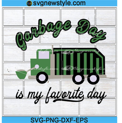 Garbage Truck SVG