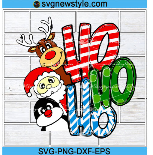 Ho Ho Ho Santa Svg Png