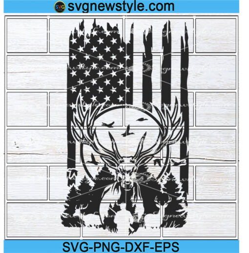 Us Deer Hunter Svg Png