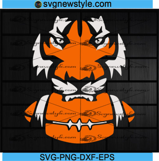 Tiger Football Svg