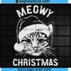 Meowy Christmas Kids Svg