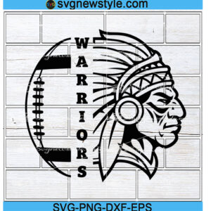 Warriors Football Svg