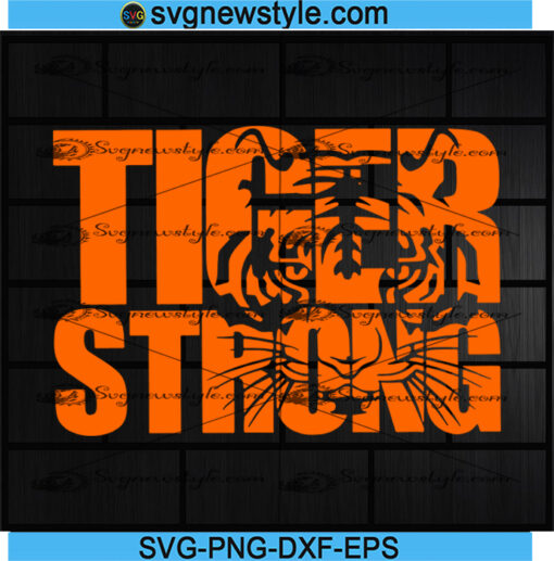 Tiger Tigers School Shirt Design SVG