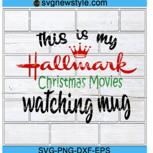 hallmark christmas movie watching Svg