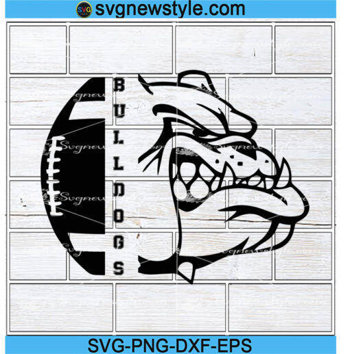 Bulldogs Football Svg Png