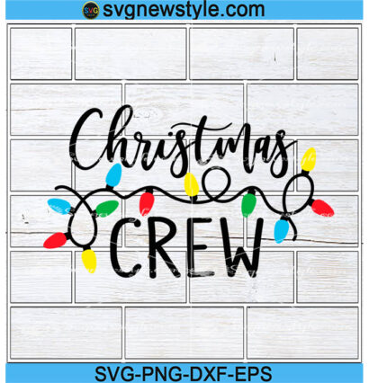 Christmas Lights Svg Files, Merry & Bright Svg, Png, Dxf, Eps Cricut File