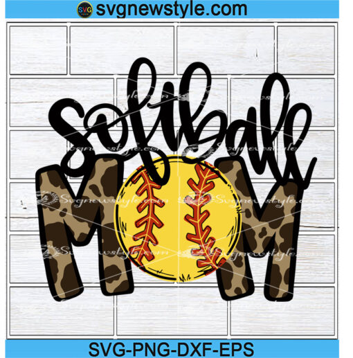 Softball Mom svg Png