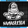 Namaste Santa Svg