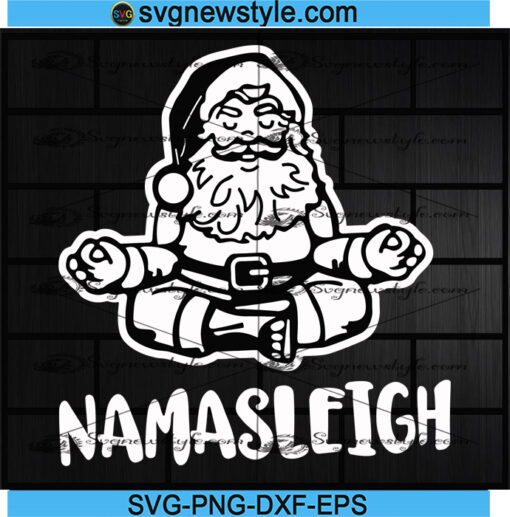 Namaste Santa Svg