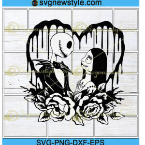 Jack And Sally Svg Cricut File