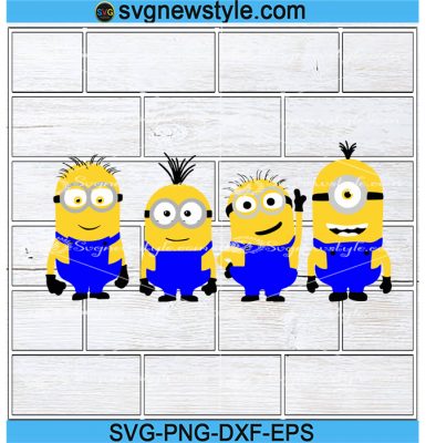 Minions Svg Despicable Me Svg Minions Face Svg Png Dxf Eps Cricut File Silhouette Art Svg