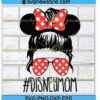 Disneymom Messy Bun Svg