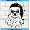 Santa Skull Svg Png