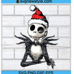 Jack skellington christmas Svg Silhouette