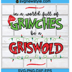 Grinches Be a Griswold SVG Silhouette, Png, Dxf, Eps Cricut File
