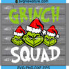 Grinch Squad Svg Designs