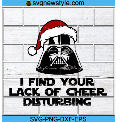 I Find Your Lack Of Cheer Disturbing Svg Png