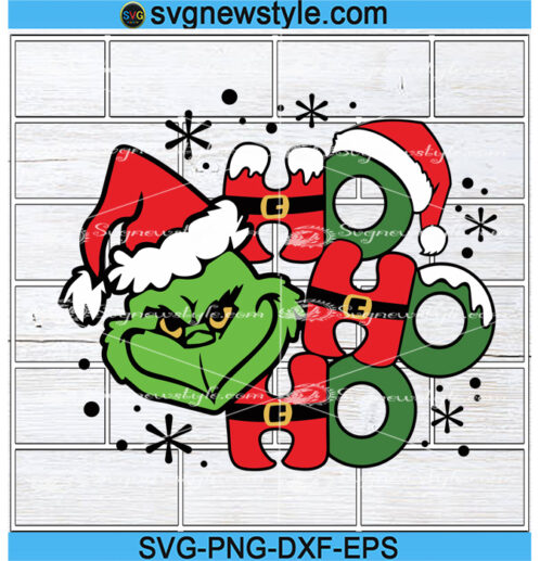 Ho Ho Ho Grinchmas Svg