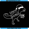 Santa Dinosaur Svg