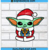 Baby Yoda Christmas Star Wars svg