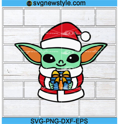 Baby Yoda Christmas Star Wars svg