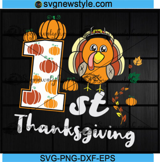 1st thanksgiving svg