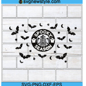Spooky Season Starbucks Svg