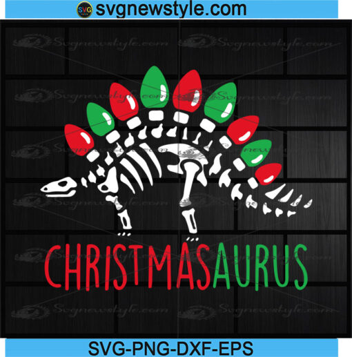 Christmasaurus svg Designs