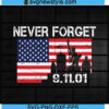 Never Forget 9-11 Svg Png