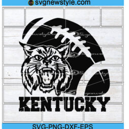 Kentucky Wildcat Football Svg