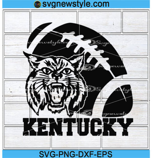 Kentucky Wildcat Football Svg