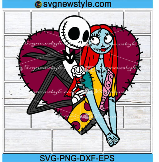 Jack and Sally Svg Files