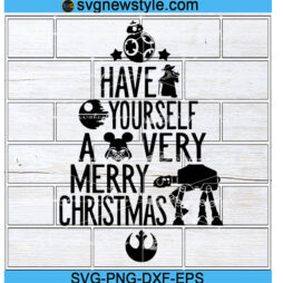 Star Wars Christmas Svg