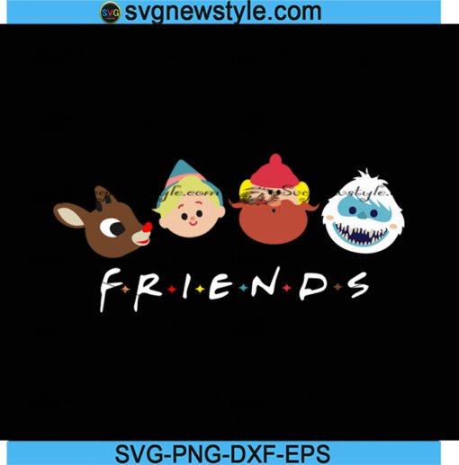 Rudolph Misfit Toys Friends Holiday Svg