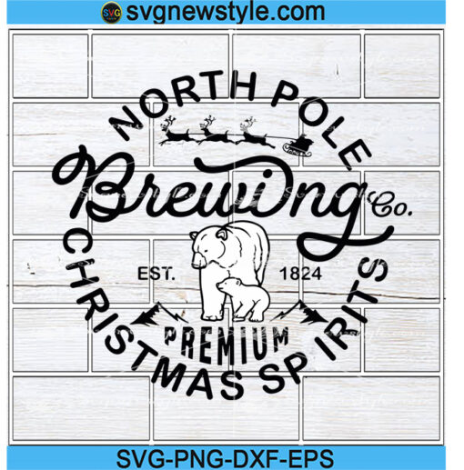 North Pole Brewing Co Svg Png Files