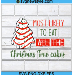 Christmas Tree Cake SVG Files