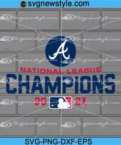 Braves NL Champions custom Svg, Braves NL Champions Svg, Champions Svg, Png, Dxf, Eps Cricut File Silhouette Art