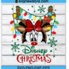 Minnie Reindeer lights Svg