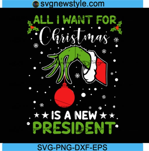 Anti-President Christmas SVG