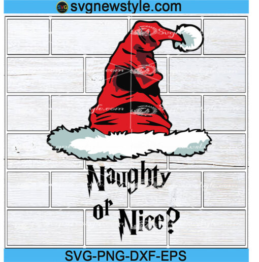 Naughty Or Nice Christmas Svg