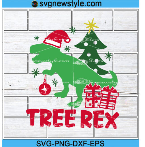 Christmas Dinosaur SVG Designs