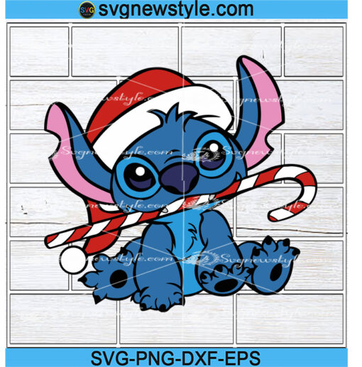 Stitch Christmas svg, Lilo And Stitch svg, christmas lights Svg, Png ...