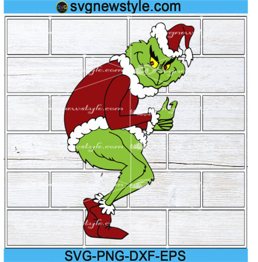 Grinch Stealing Lights Svg Files